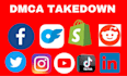send dmca takedown notice to remove copyright infringment