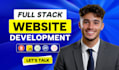 do website development as full stack developer PHP laravel developer react js