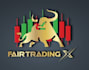 create a futuristic trading logo for digital markets