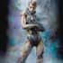 draw a fantasy, sci fi, character with hyperrealistic style