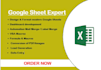 professional google sheets expert