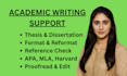 proofread and edit your academic thesis or dissertation