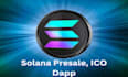 develop solana memecoin token, presale website, staking website, smart contract