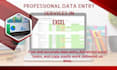 do data entry quickly and efficiently