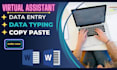 do accurate data typing, file conversation and retype documents services