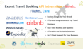 develop hotel, travel, airbnb style booking website with API integration