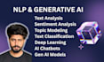 do text analysis, sentiment analysis, nlp, generative ai projects using python