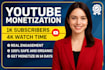 do complete youtube channel monetization promotion