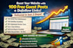 create 100 dofollow free guest post