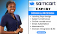 create samcart sales funnel, website samcart ai page, samcart landing page