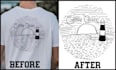 digitize and recreate your old tshirt design from a photo