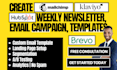 mailchimp klaviyo hubspot brevo email template design email automation campaign