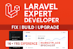 create fullstack website with laravel and php