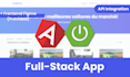 develop a fullstack web app using spring boot and angular