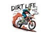 quality dirt bike logo with free source file