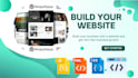 do website development as wordpress web developer