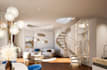 reconfigure apartment interior, minimalist living room, open concept layout, cgi