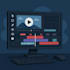 edit videos with cinematic effects, transitions