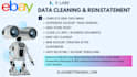 clean ebay data, remove suspended account traces, and reset store