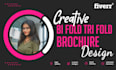 design eye catching bi fold and tri fold brochures