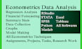 do econometrics and statistical data analysis stata,rstudio,eviews,spss,python