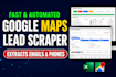 build custom google map scraper, b2b leads , playwright , python