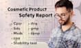 do pif, sds cpsr, coa,msds,toxicology report, ifra, stability test, gmp,cpnp reg