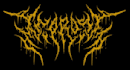 design death metal logo with texture and chrome effect