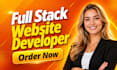 do full stack website development as full stack, front end web developer