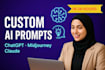 create custom chatgpt prompt engineering for better results