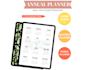 design an aesthetic hyperlinked digital planner
