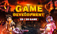 build 2d 3d mobile game development as unity unreal game developer