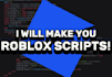 make you roblox scripts
