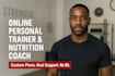 create a customized workout plan and nutrition plan