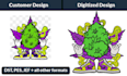 convert your logo to embroidery dst pes file in 1 hour