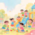 draw digital watercolor children book illustration