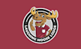 design mascot laughing moose lodge logo