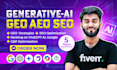 generative engine optimization GEO ai SEO gmb aeo aio wordpress wix shopify