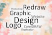 redraw any logo and image into vector