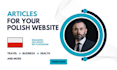 write engaging blog articles or website content with SEO optimization in polish