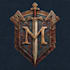 do medieval, fantasy, rpg gaming logo