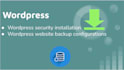 setup wordpress security and backup configuration