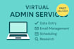 do admin work, spreadsheet work or small manual tasks