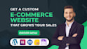 build a fully responsive e commerce site with modern design