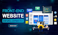 be your frontend developer with HTML, CSS, and javascript