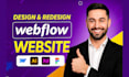 design or redesign webflow website or webflow landing page