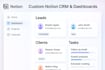 build custom notion CRM and dashboards
