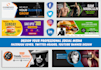 create 2 different facebook cover design