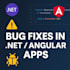 fix asp net core backend and angular bugs with fast delivery