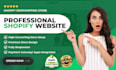 build shopify store design or shopify website design, shopify dropshipping store